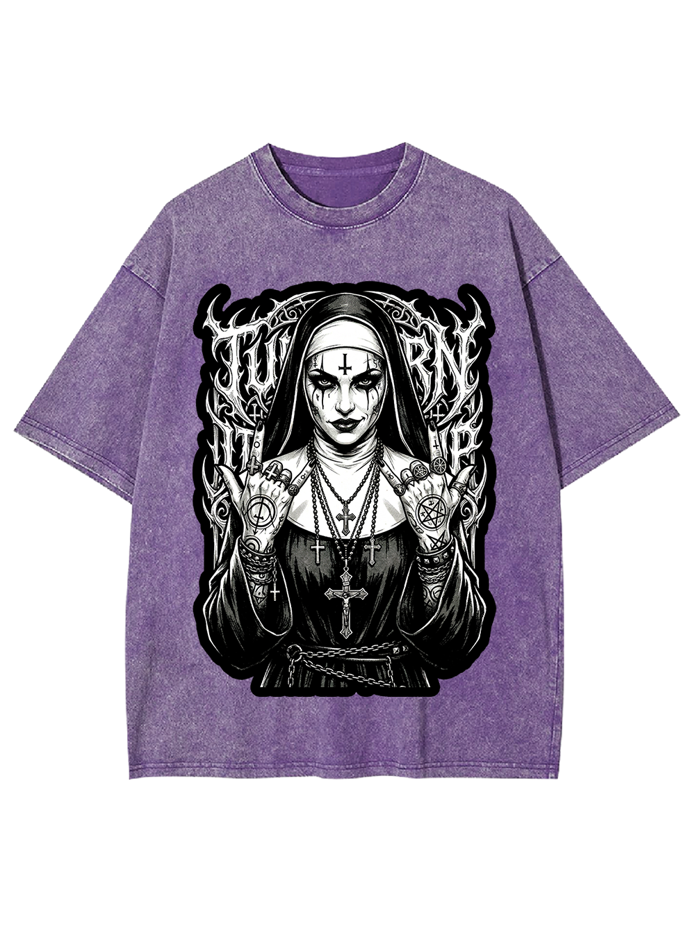 Rebel Nun Washed Tshirt