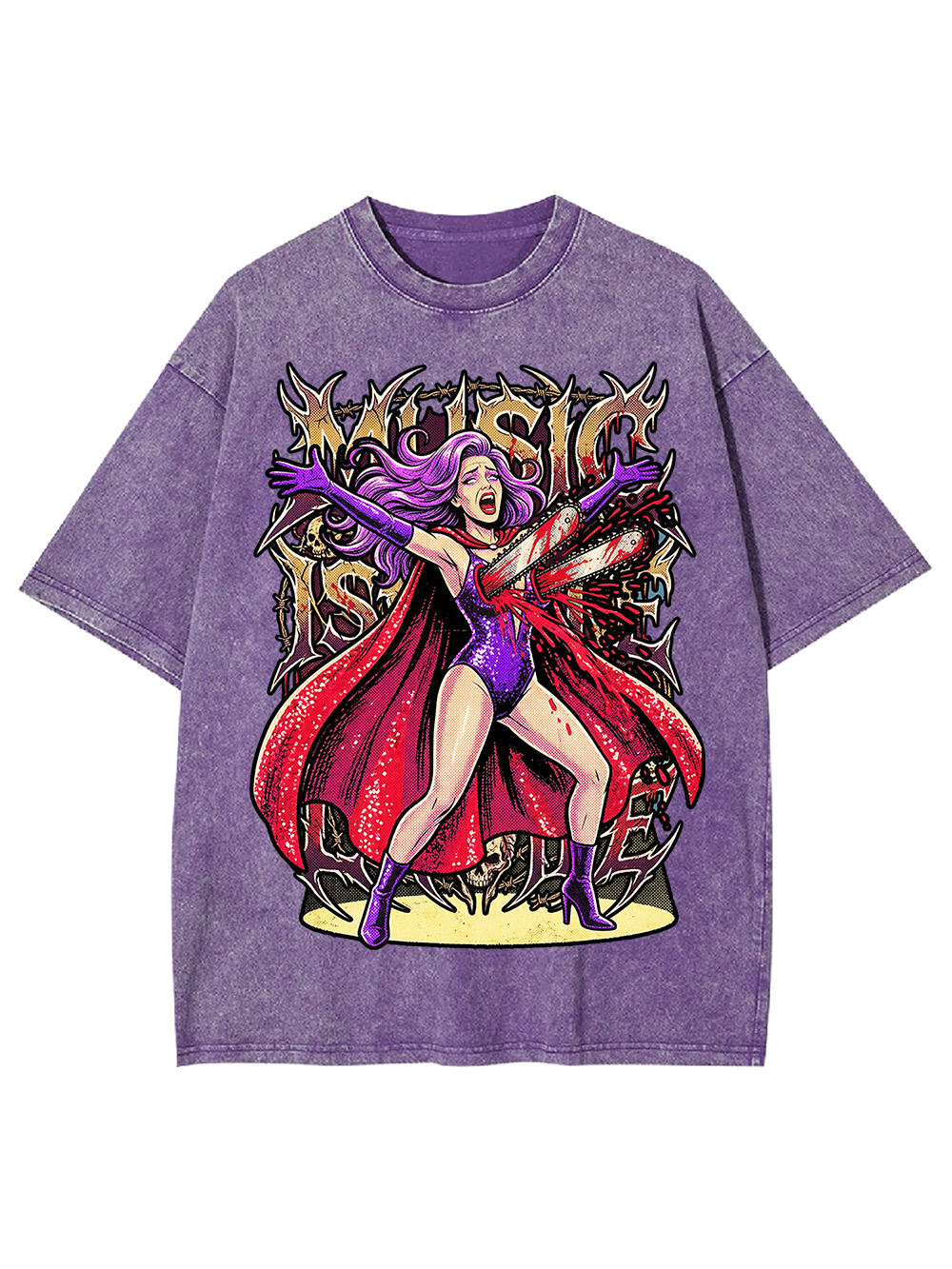 Electric Diva Washed Tshirt