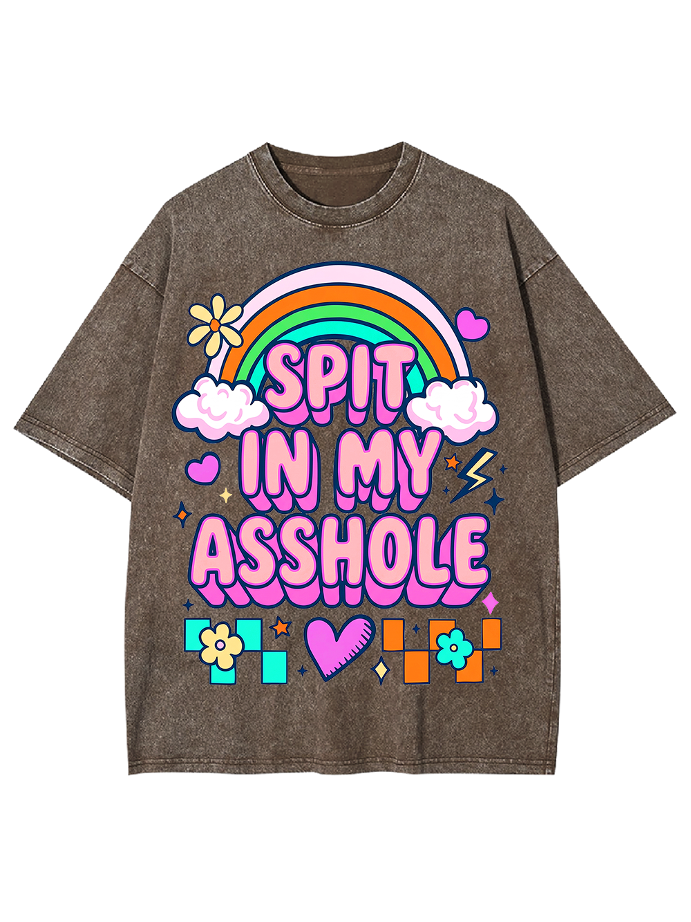 SPIT IN MY ASSHOLE Washed Tshirt