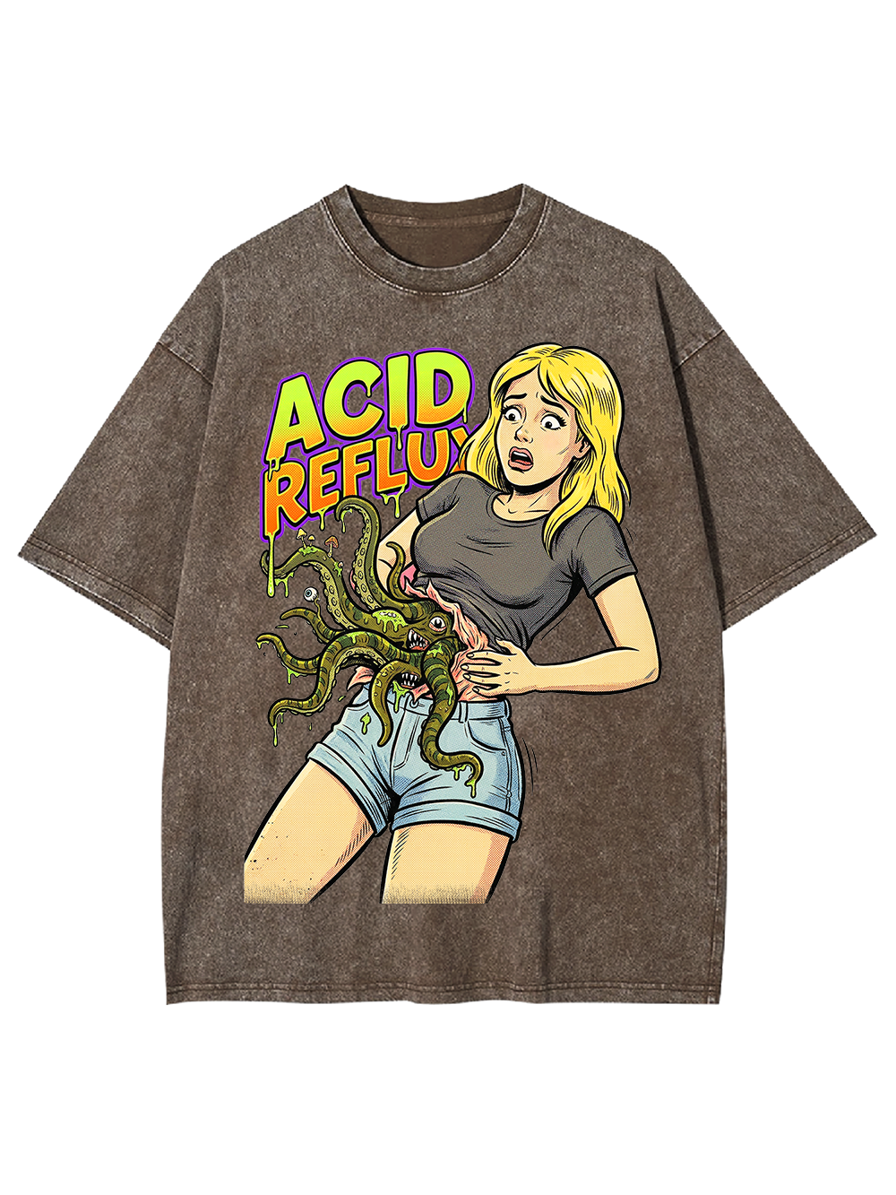 ACID REFLUX Washed Tshirt