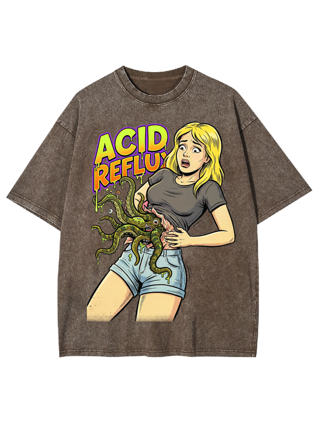 ACID REFLUX Washed Tshirt