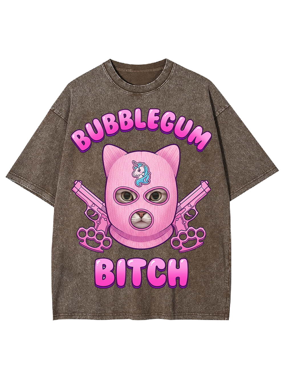 BUBBLEGUM BITCH Washed Tshirt