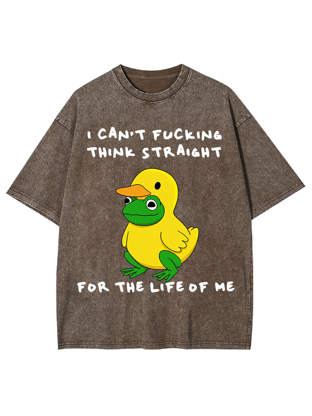 I CAN’T FUCKING THINK STRAIGHT FOR THE LIFE OF ME Washed Tshirt