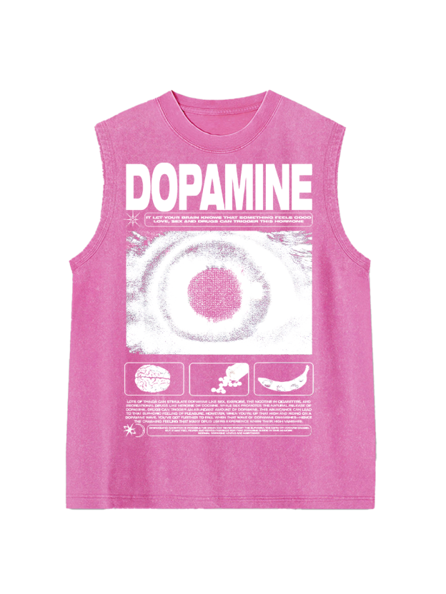 DOPAMINE RUSH Washed Tank Top