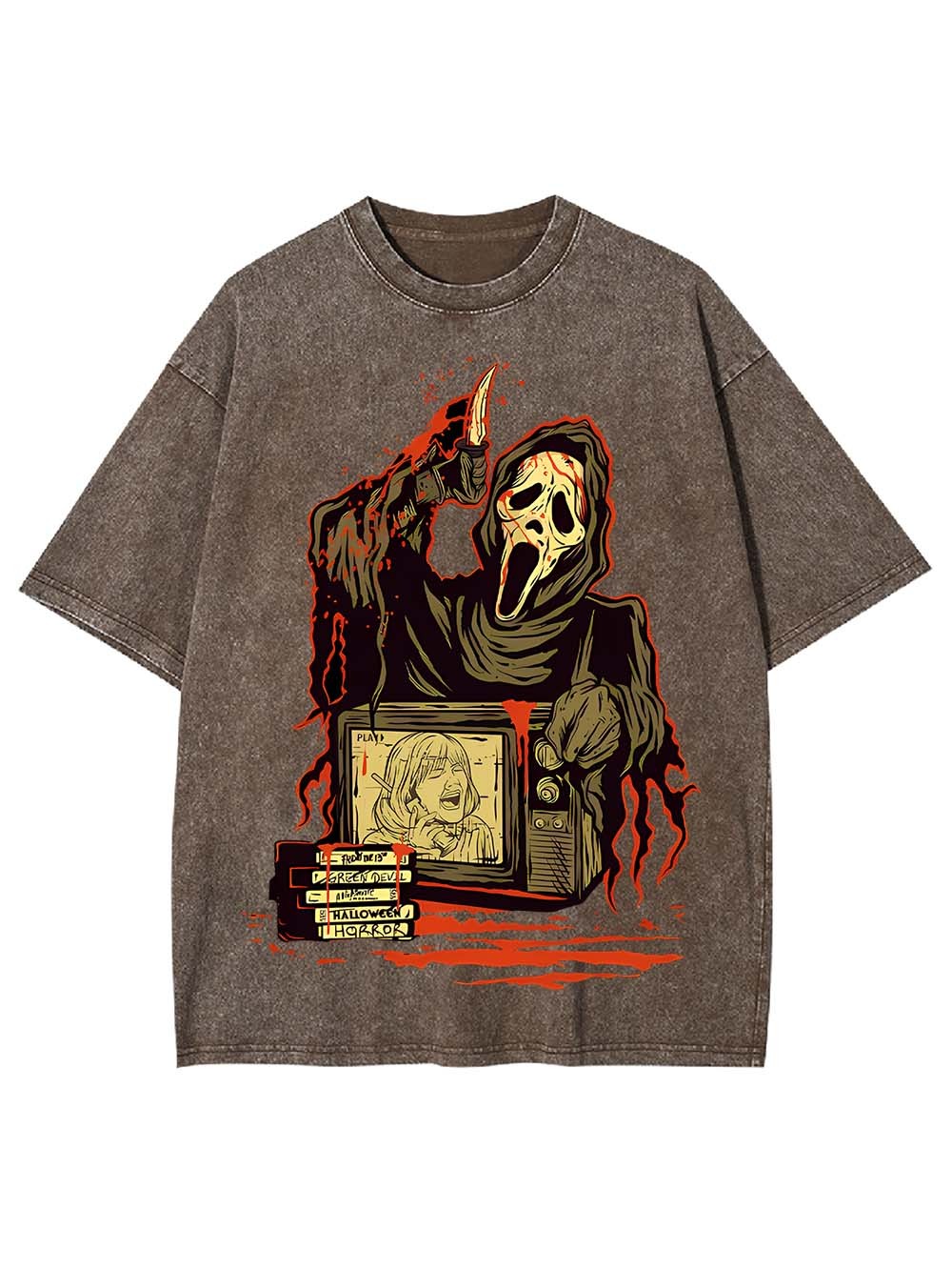 Scream of Horror Washed Tshirt