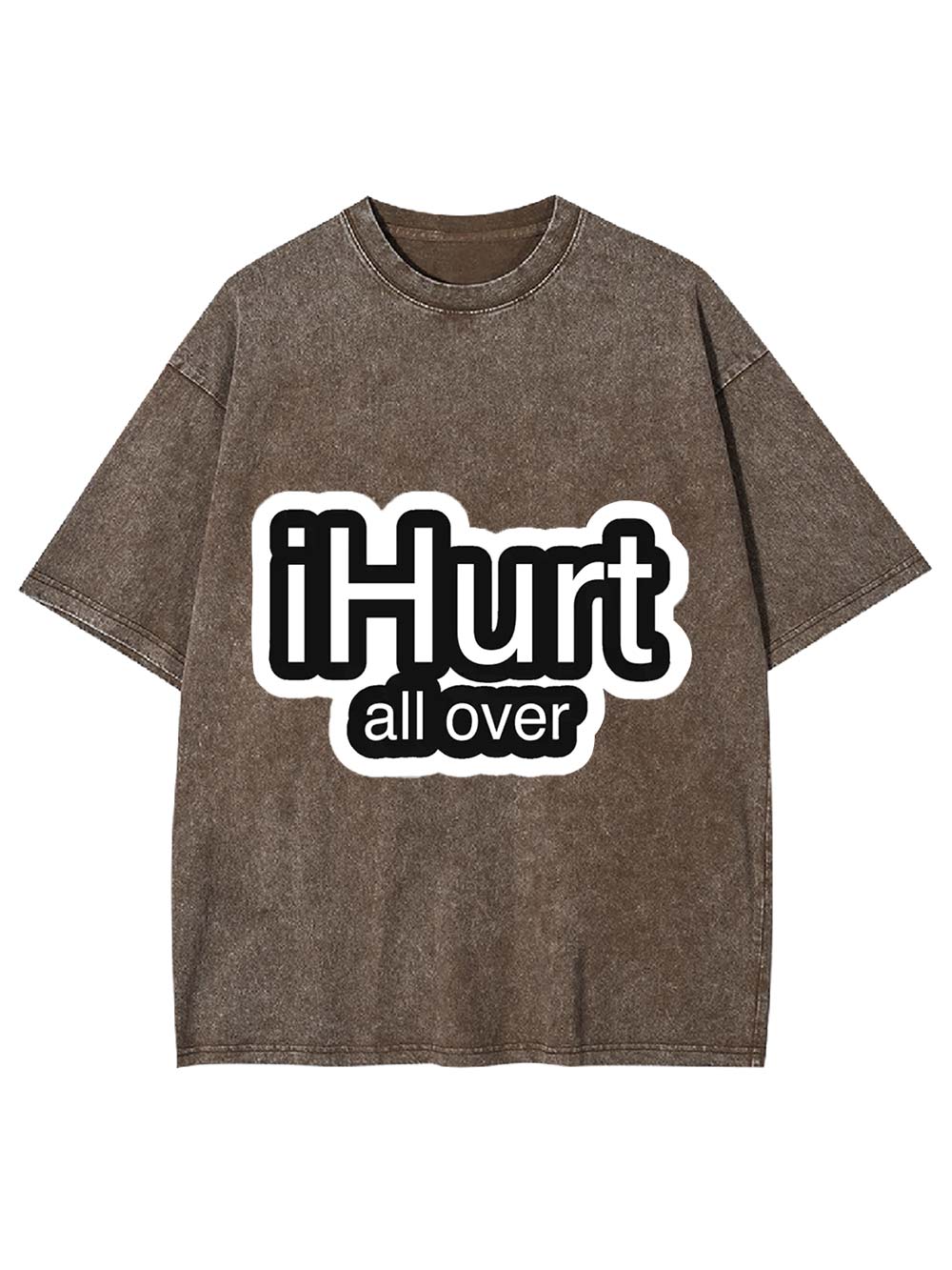 iHurt All Over Washed Tshirt