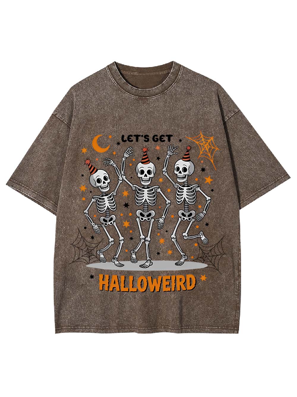 Let's Go Halloweird Washed Tshirt