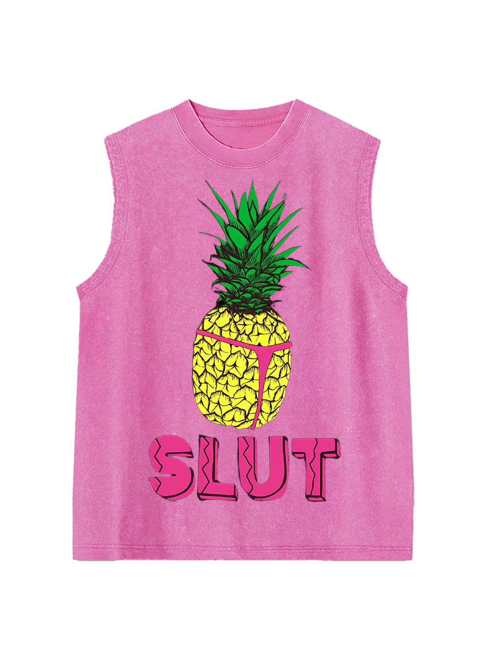 SLUT Washed Tank Top