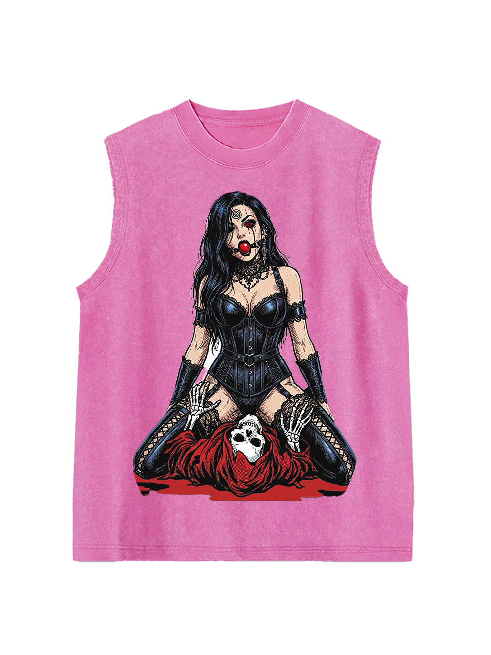 Red-eyed seductress Washed Tank Top