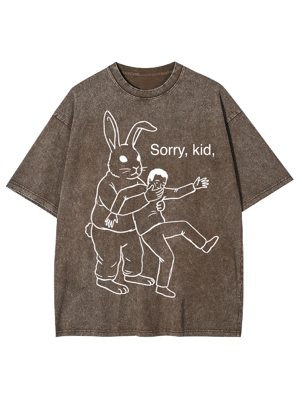 Sorry, kid Washed Tshirt
