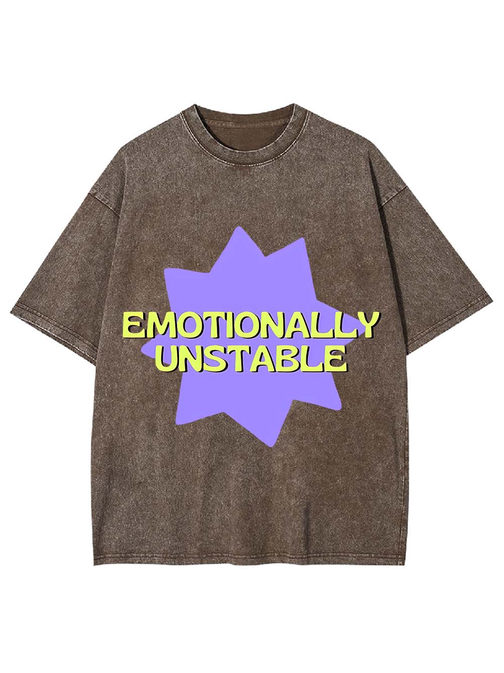 Emotionally Unstable Washed Tshirt