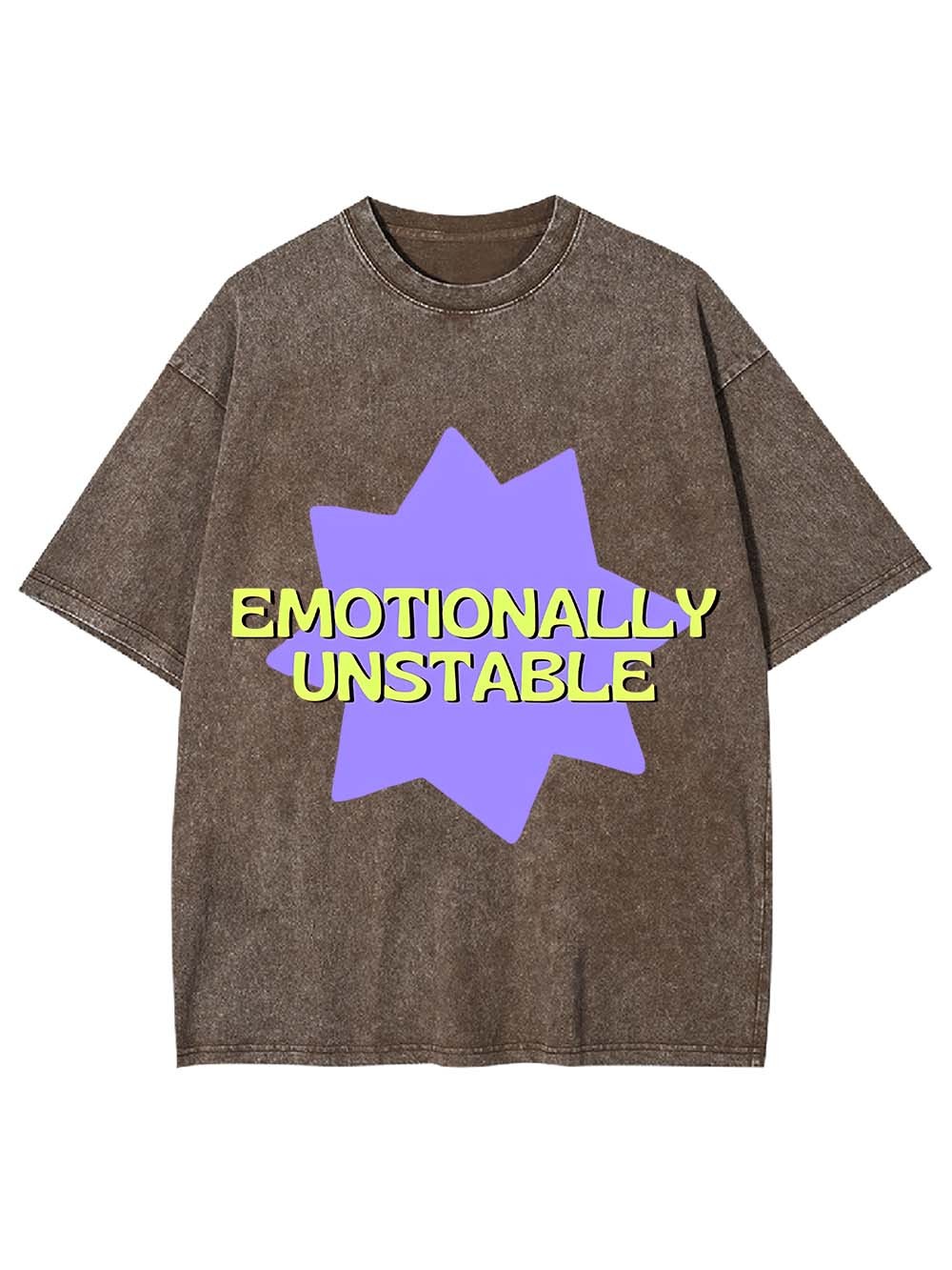 Emotionally Unstable Washed Tshirt