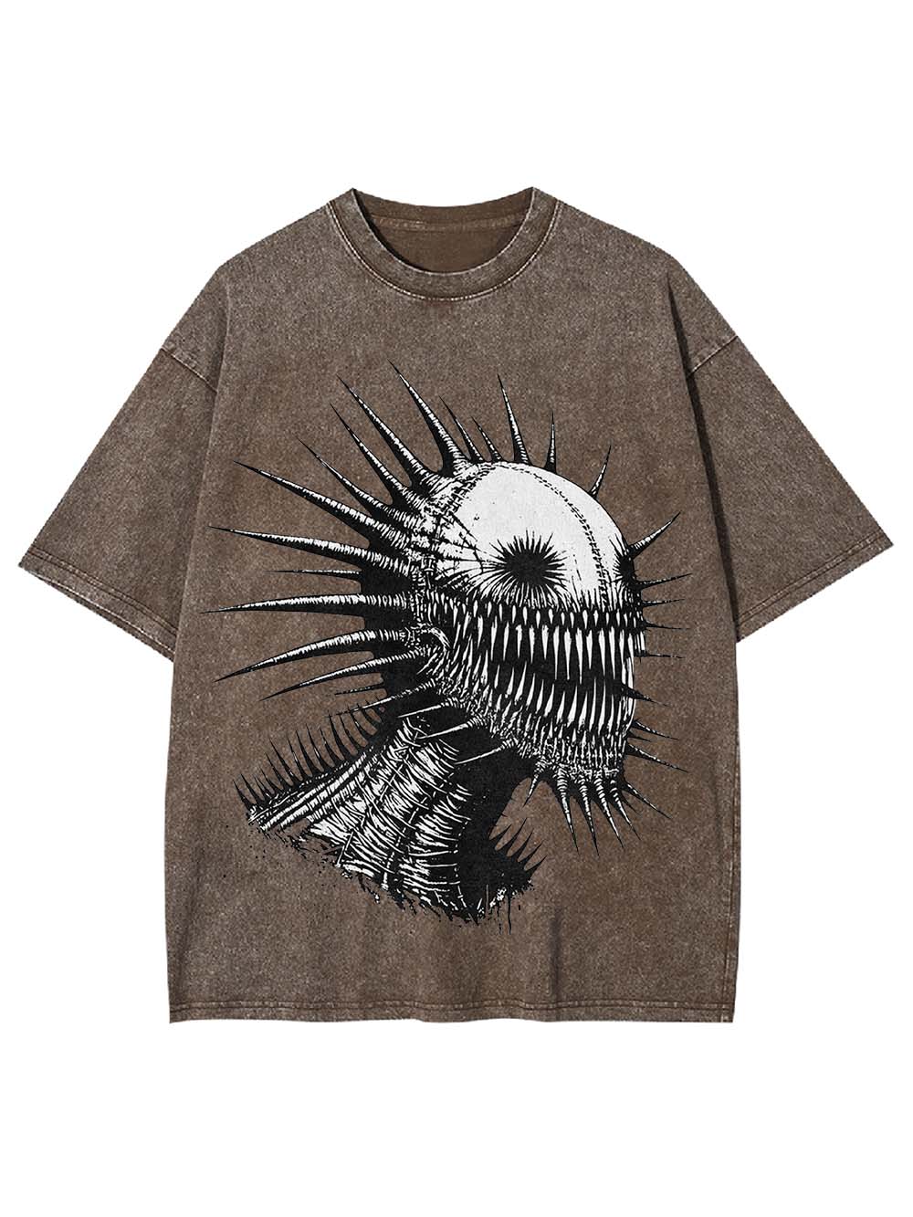 Spiked Nightmare Washed Tshirt