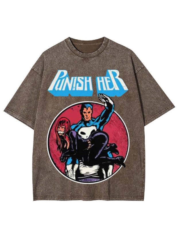 Punish Her Washed Tshirt
