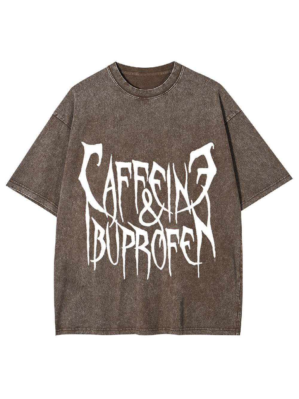 Caffeine & Ibuprofen  Washed Tshirt