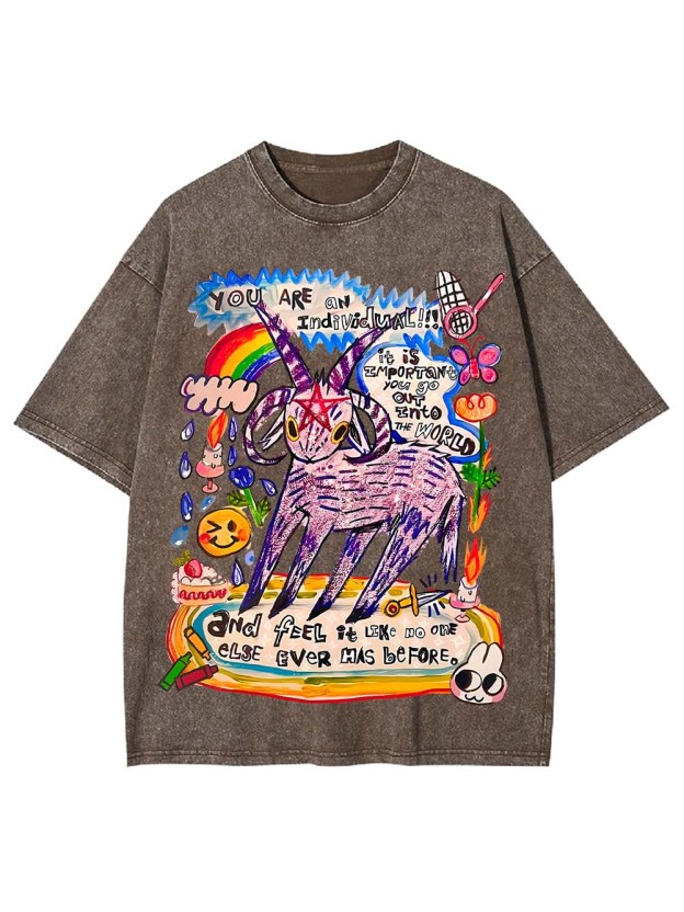 EMBRACE YOUR INDIVIDUALITY WASHED TSHIRT