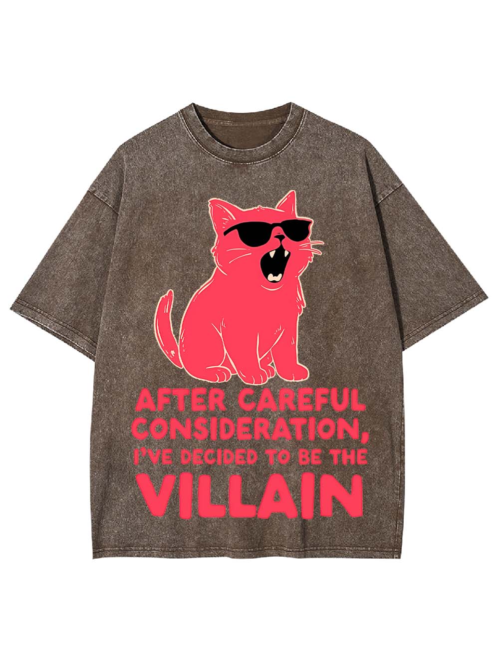 Decided to Be the Villain Washed Tshirt