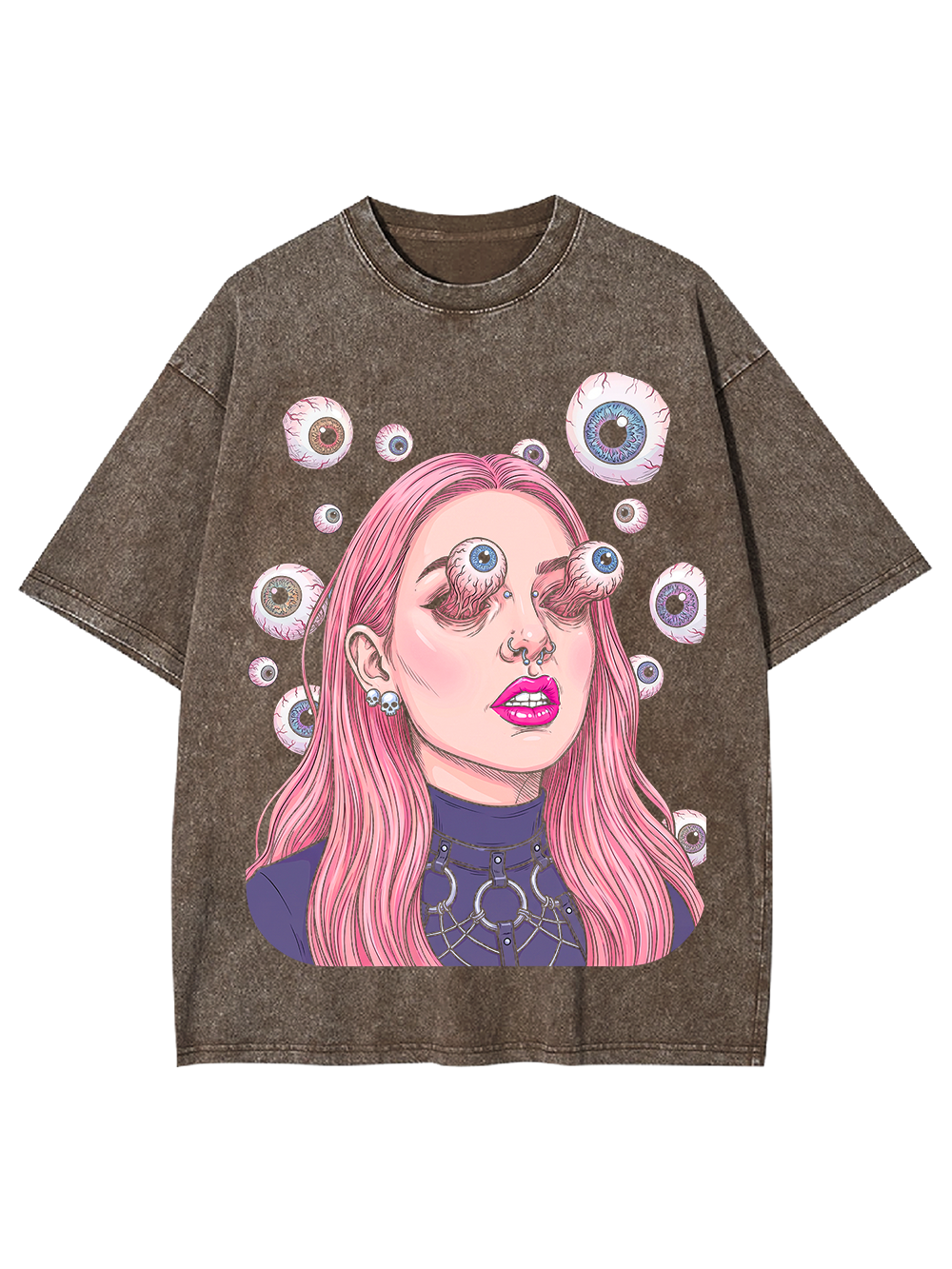 EYE OF THE PINK PHOENIX WASHED TSHIRT