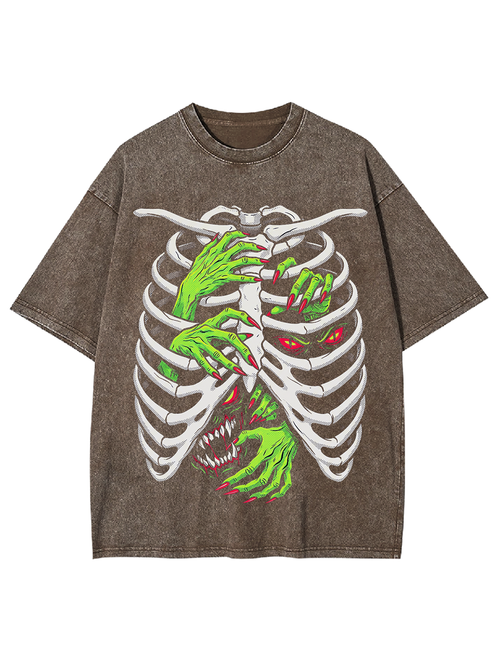 CLAWING FROM THE INSIDE WASHED TSHIRT