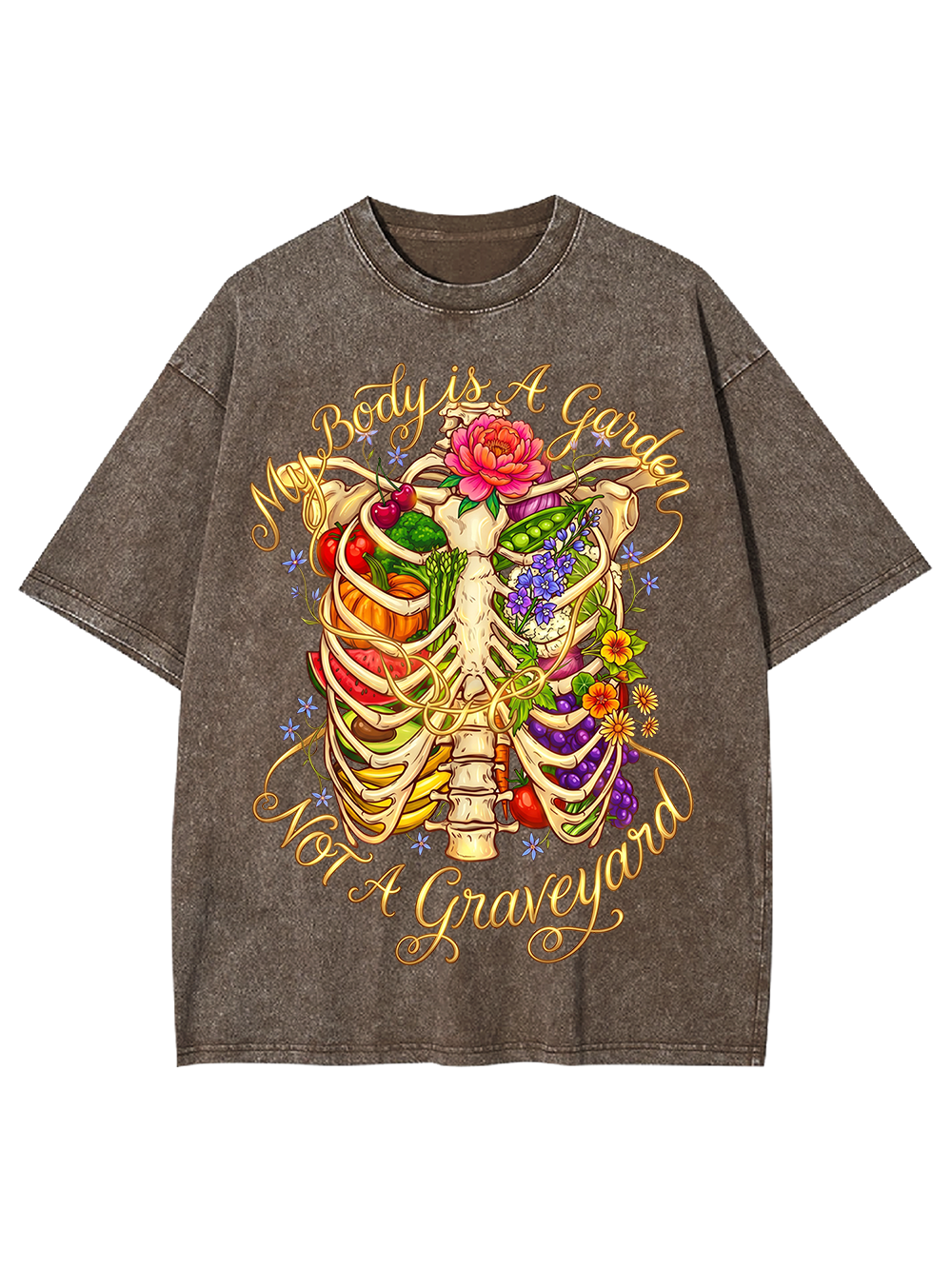 MY BODY IS A GARDEN WASHED TSHIRT