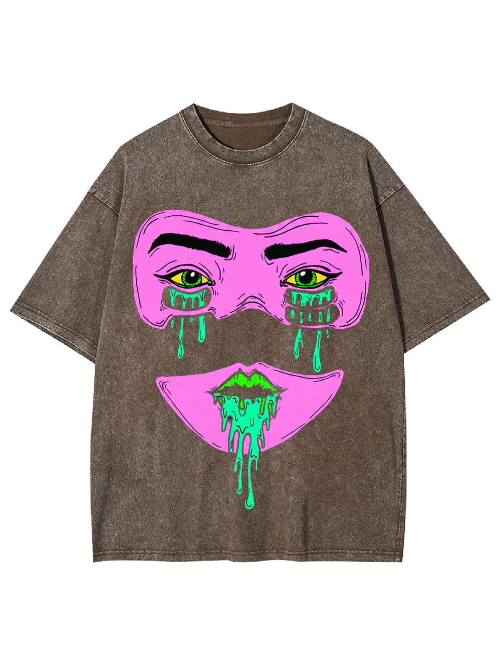 NEON SLICK WASHED TSHIRT