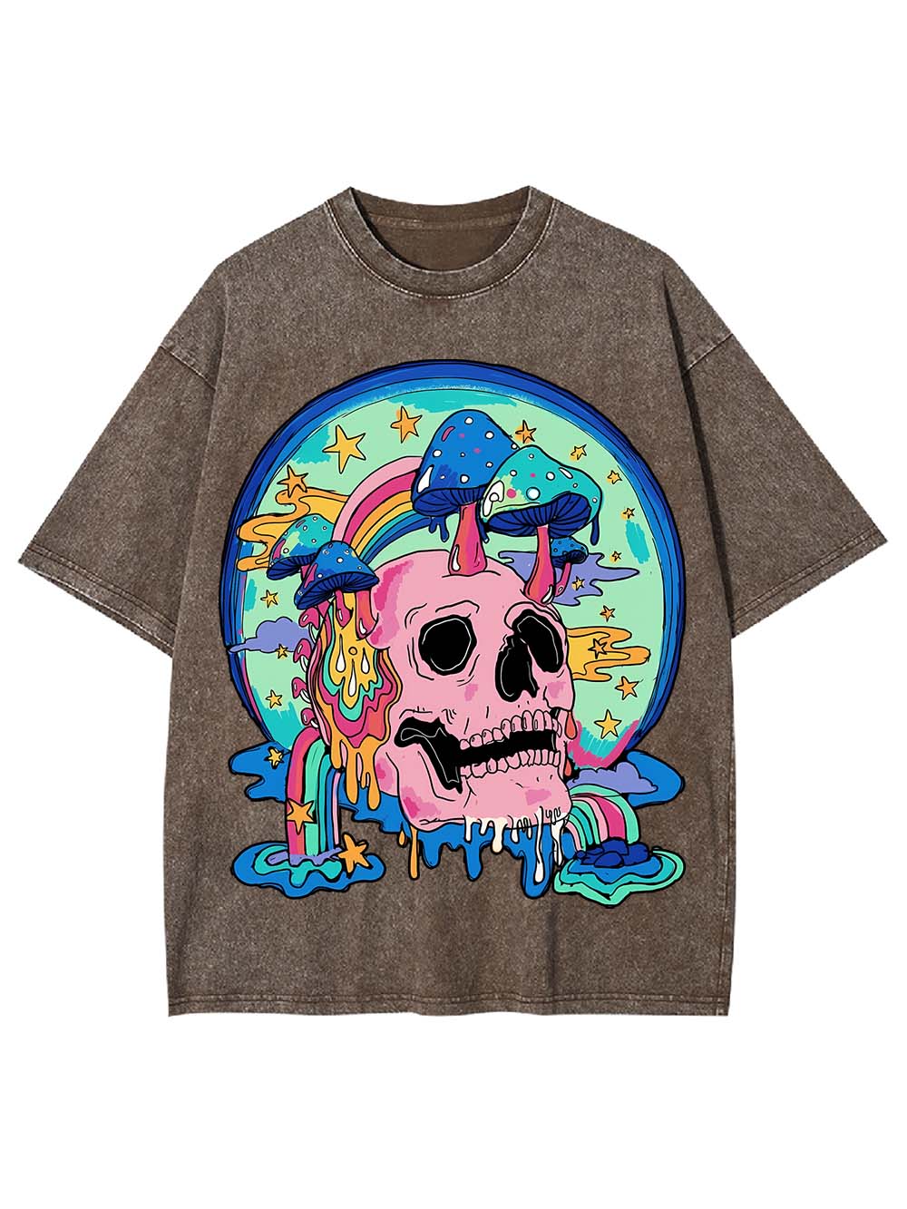 MUSHROOM DREAMSCAPE WASHED TSHIRT