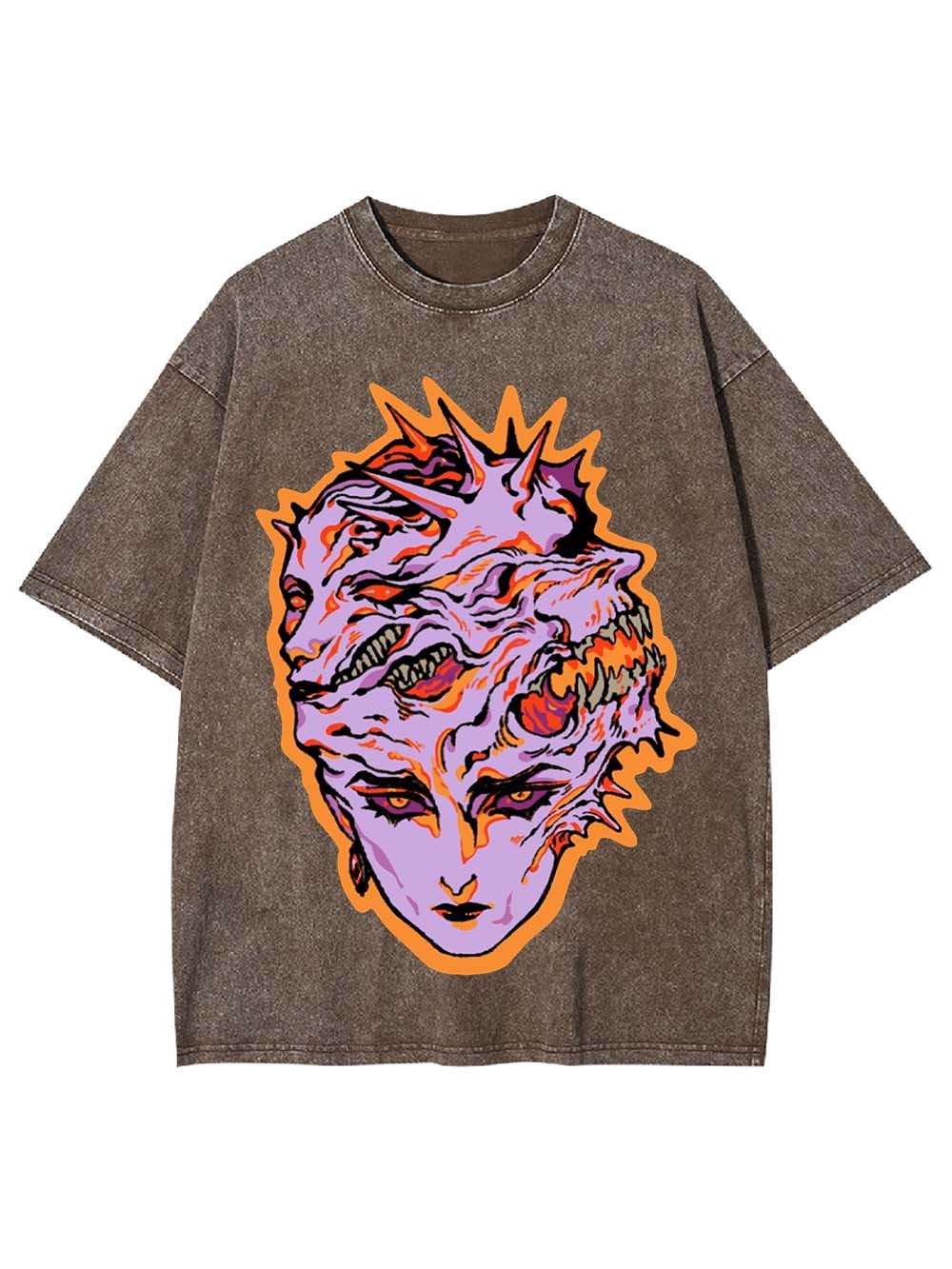 Faces of Chaos Washed Tshirt