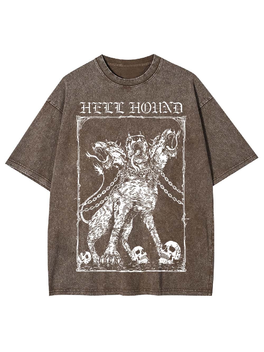 The Cerberus Unleashed Washed Tshirt