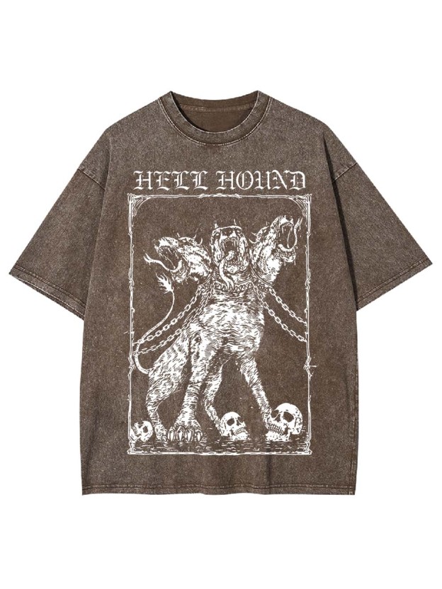 The Cerberus Unleashed Washed Tshirt
