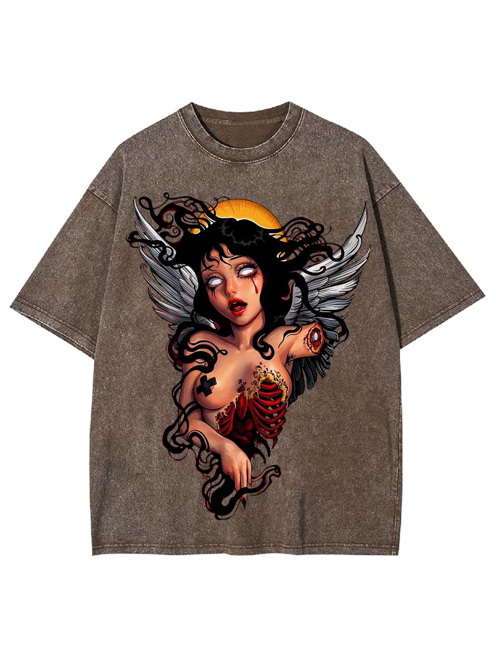 FALLEN ANGEL OF DESPAIR WASHED TSHIRT