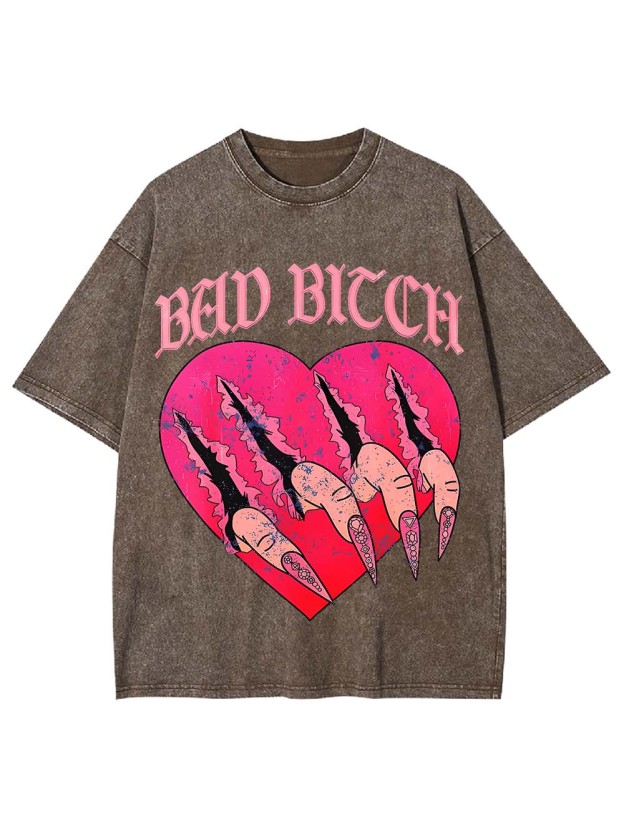 Bad B*ch Washed Tshirt