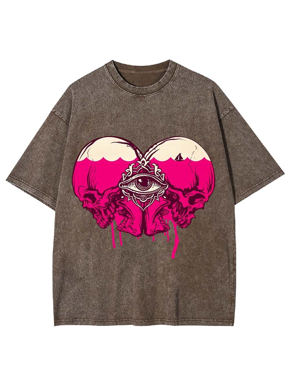 Heart of the All-Seeing Washed Tshirt