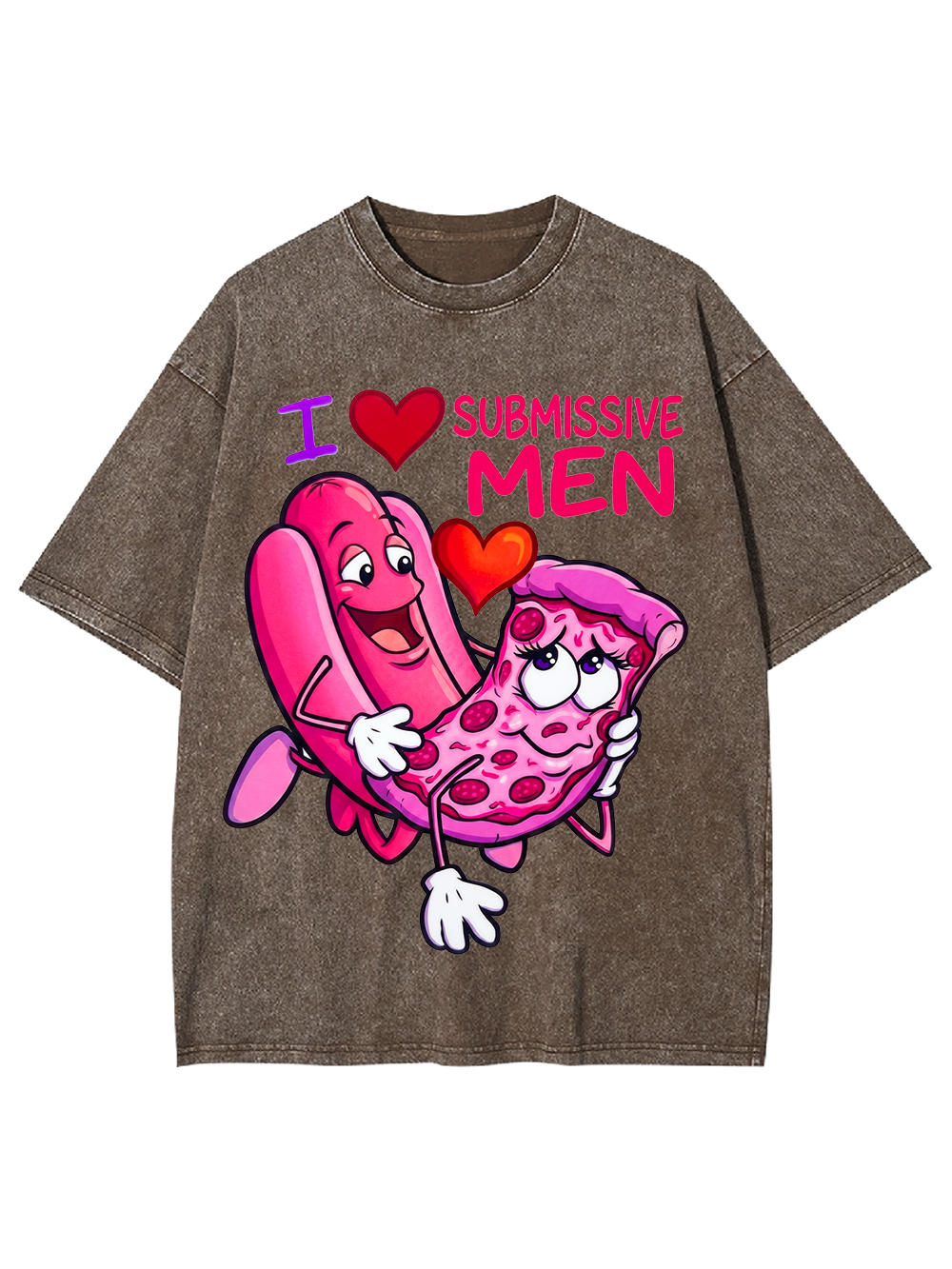 I LOVE SUBMISSIVE MEN WASHED TSHIRT