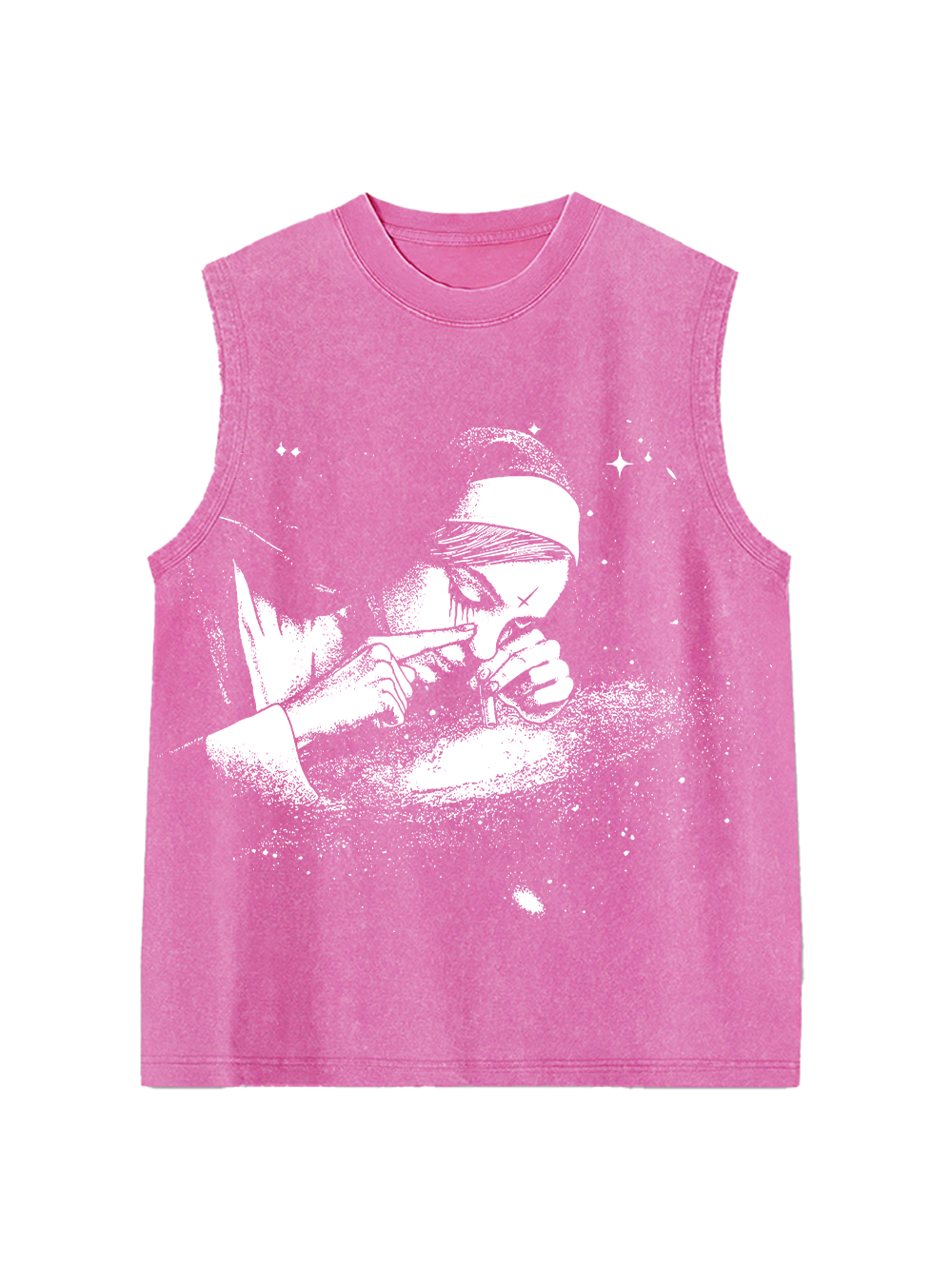 NUN GALAXY WASHED TANK TOP