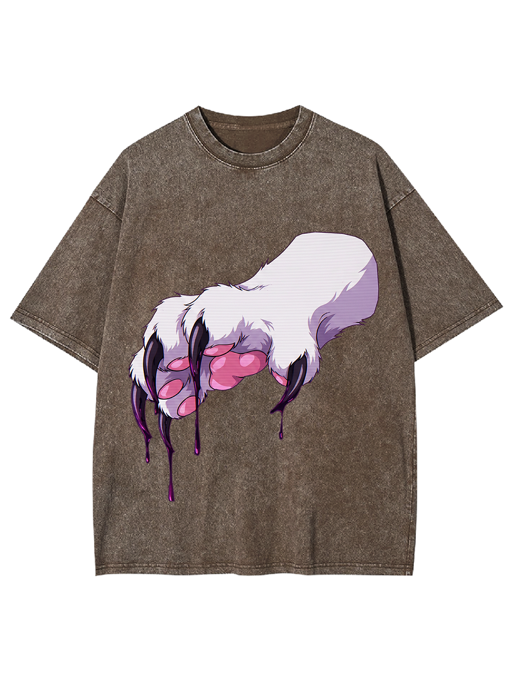 VAMPIRE KITTY CLAW WASHED TSHIRT
