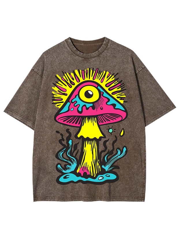 EYE OF THE MUSHROOM WASHED TSHIRT