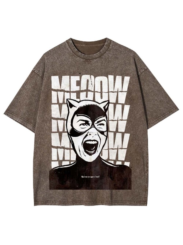 Meoow Washed Tshirt