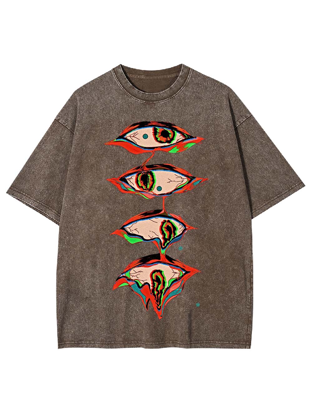 Surreal Eyes Cascade Washed Tshirt