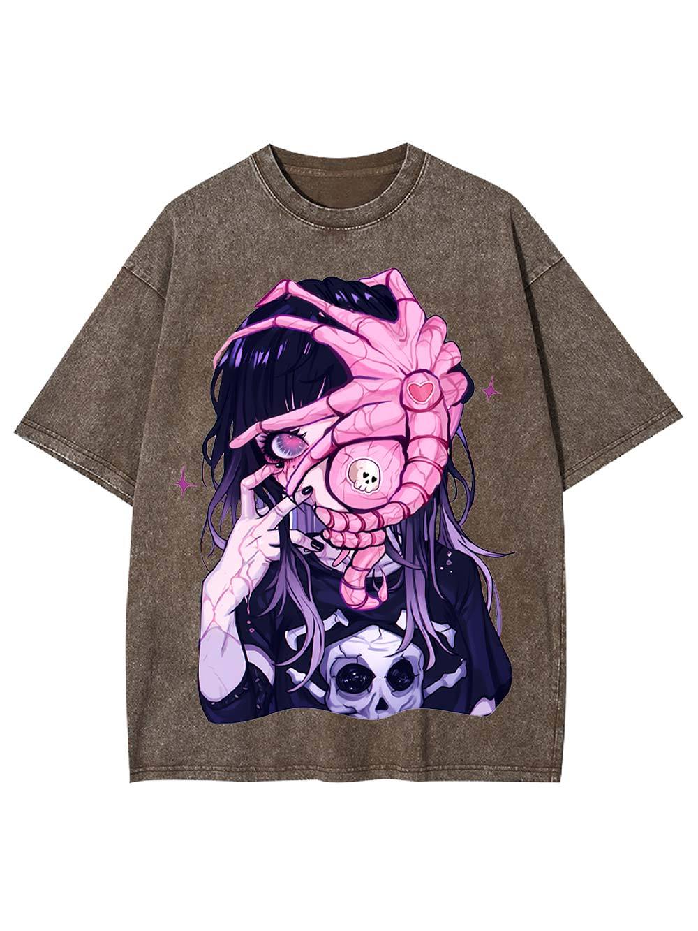 Alien Embrace Washed Tshirt