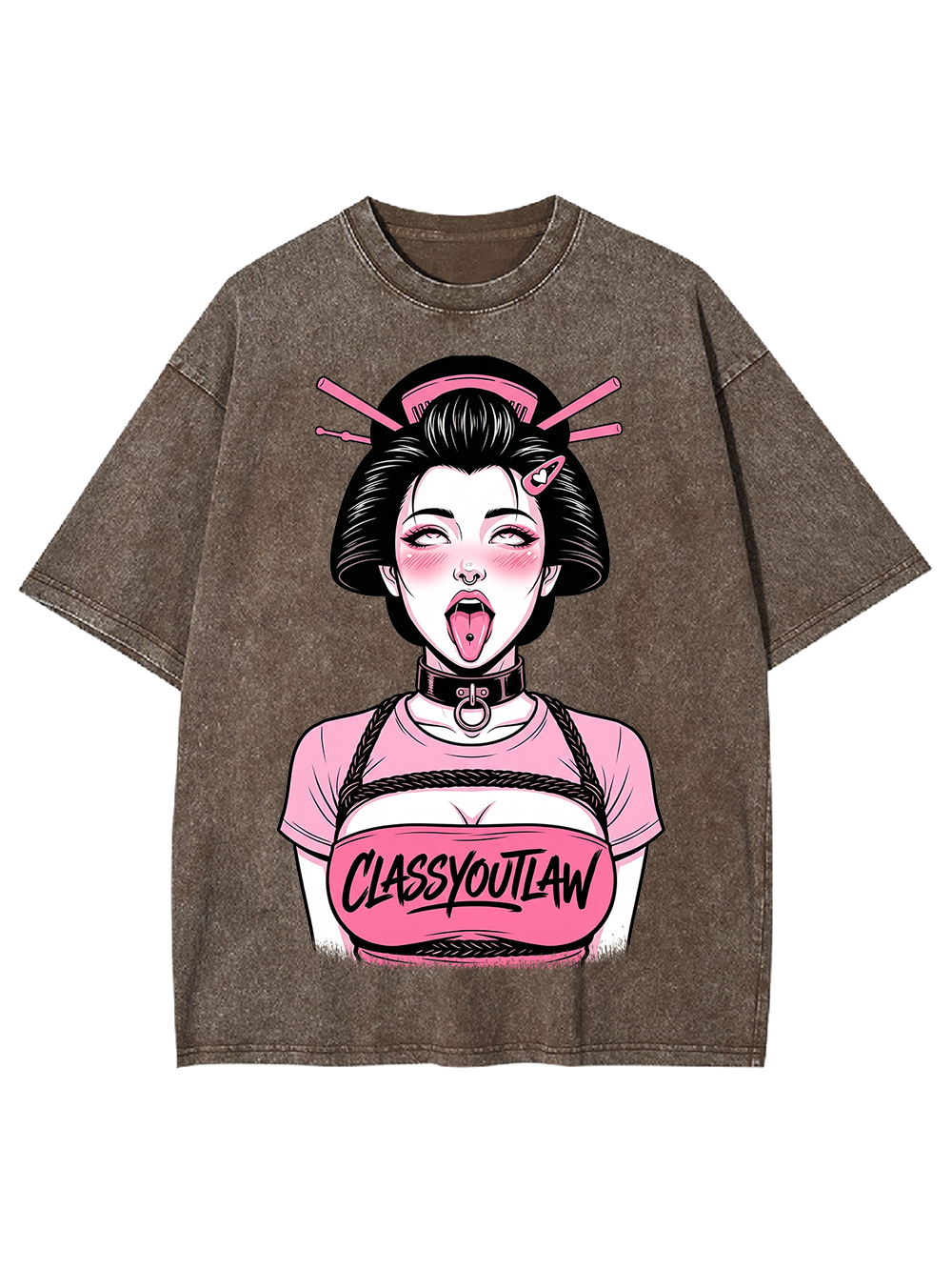 CLASSY OUTLAW GEISHA WASHED TSHIRT