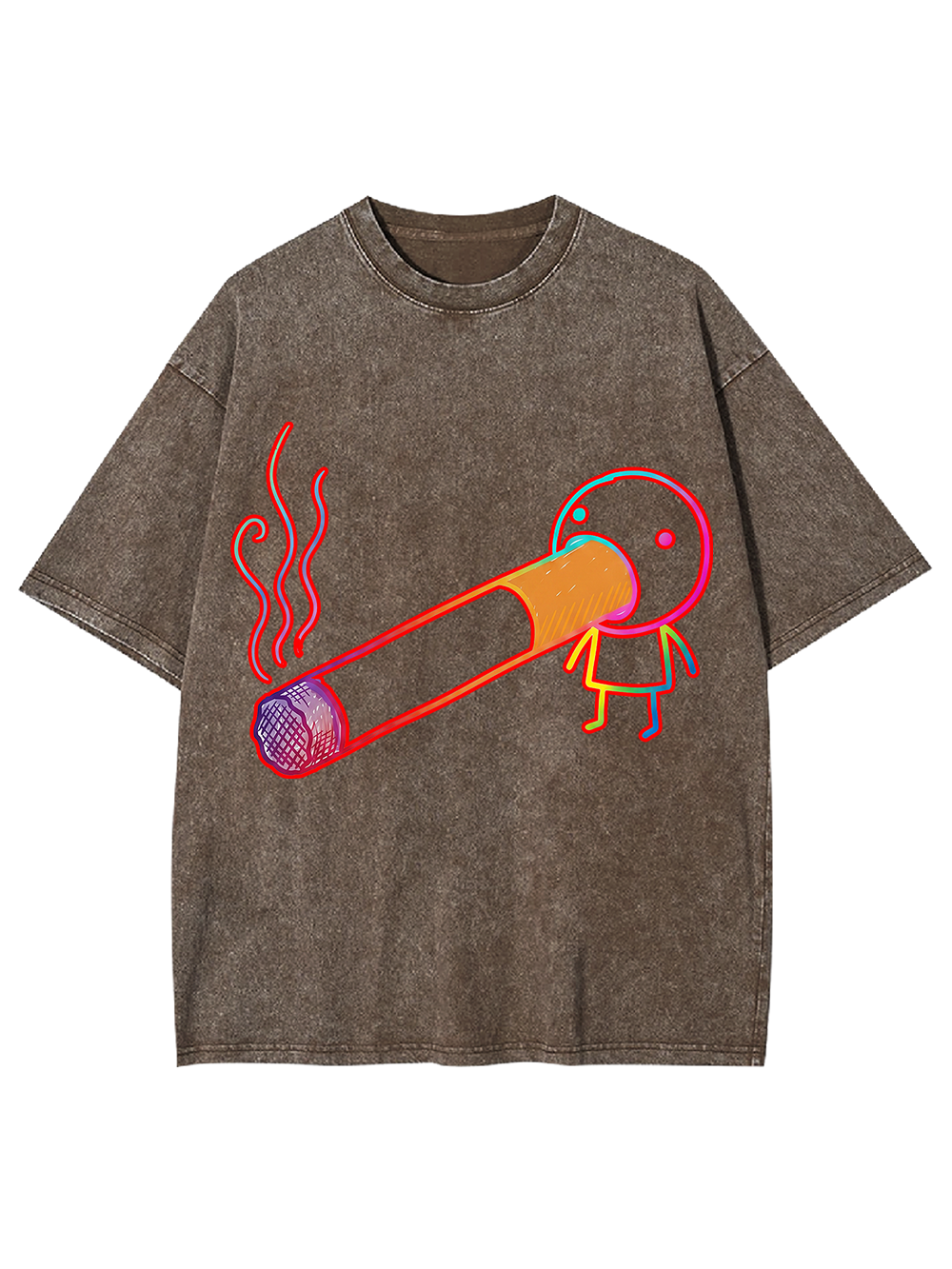 SMOKING HEAD WASHED TSHIRT