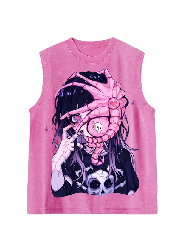 Alien Embrace Washed Tank Top