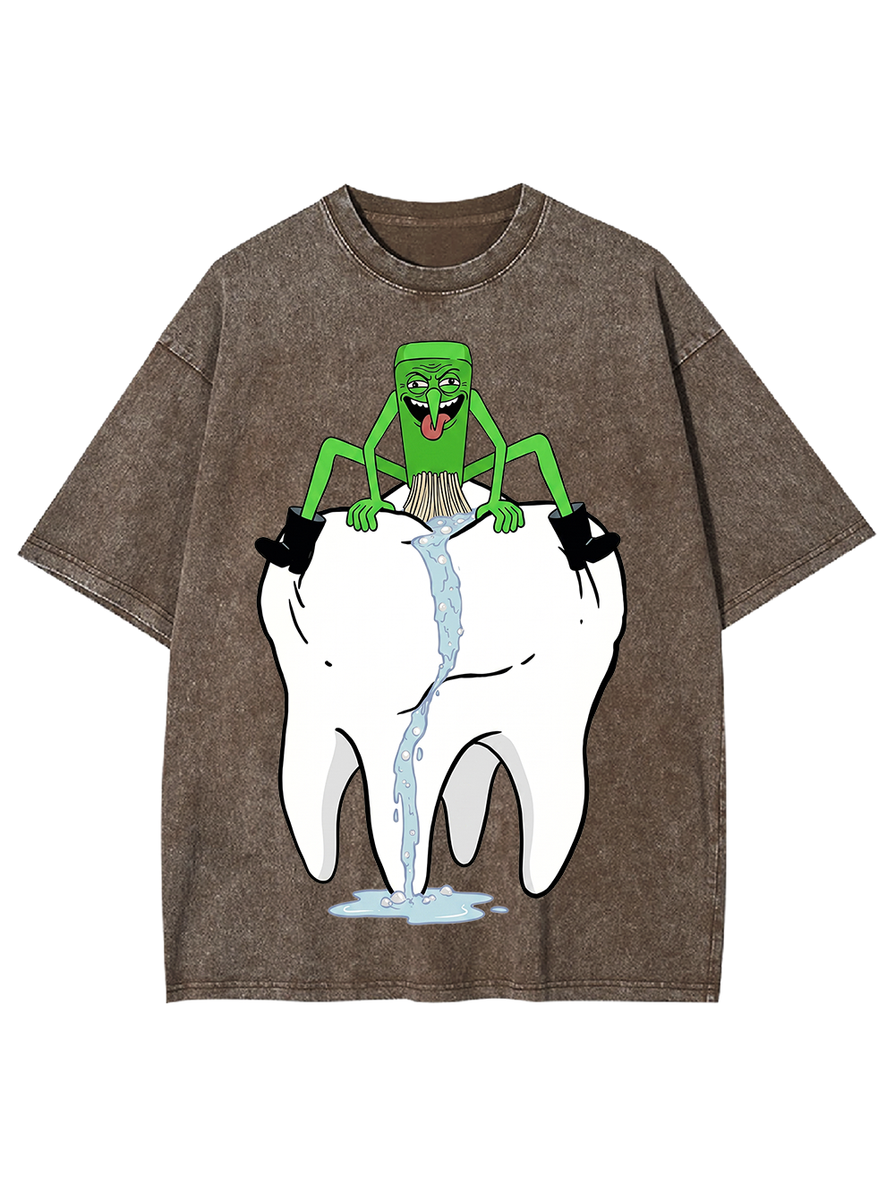TOOTH WATERFALL GREMLIN WASHED TSHIRT