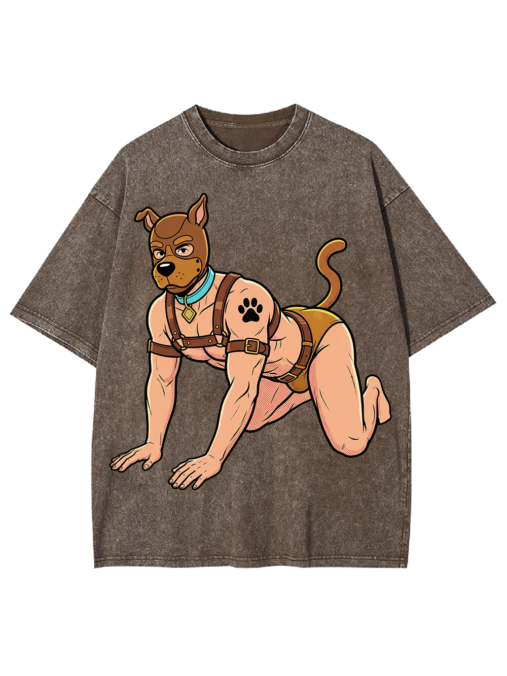 HUMAN PUP PLAY WASHED TSHIRT