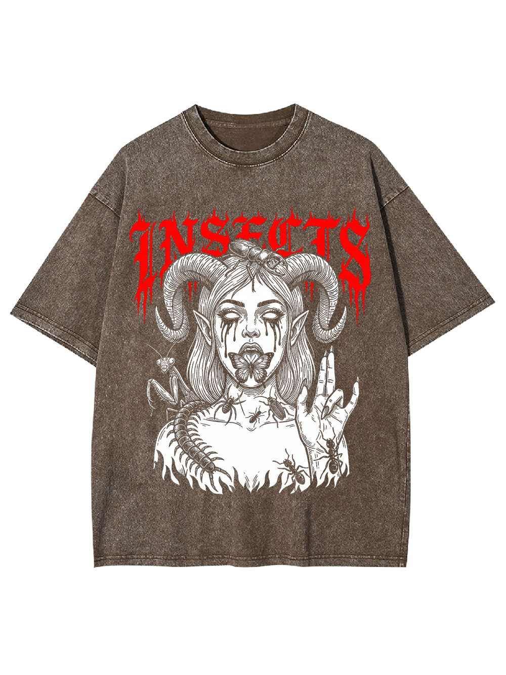 INSECTS WASHED TSHIRT