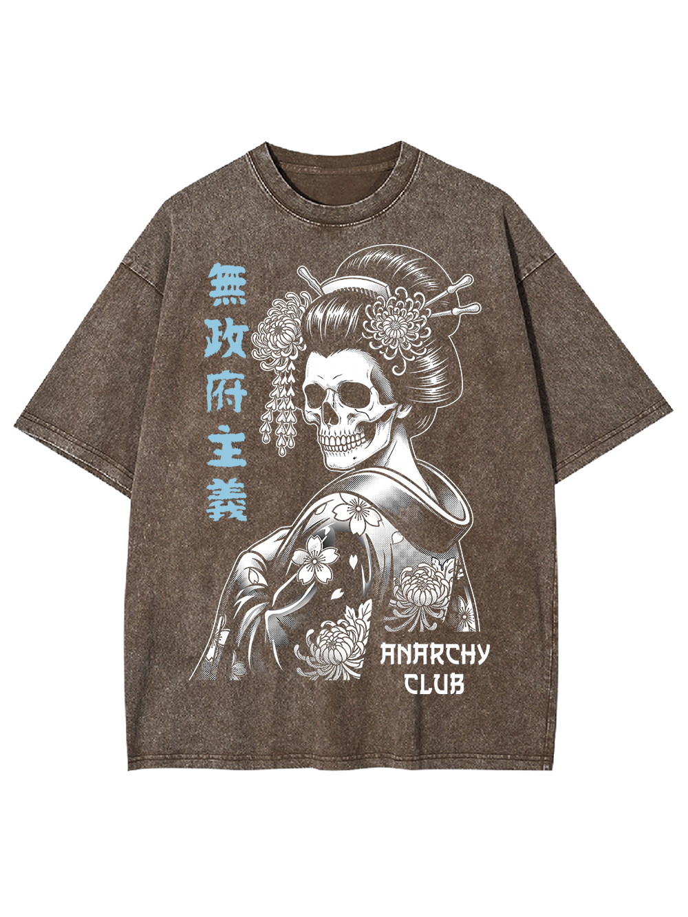 ANARCHY GEISHA WASHED TSHIRT