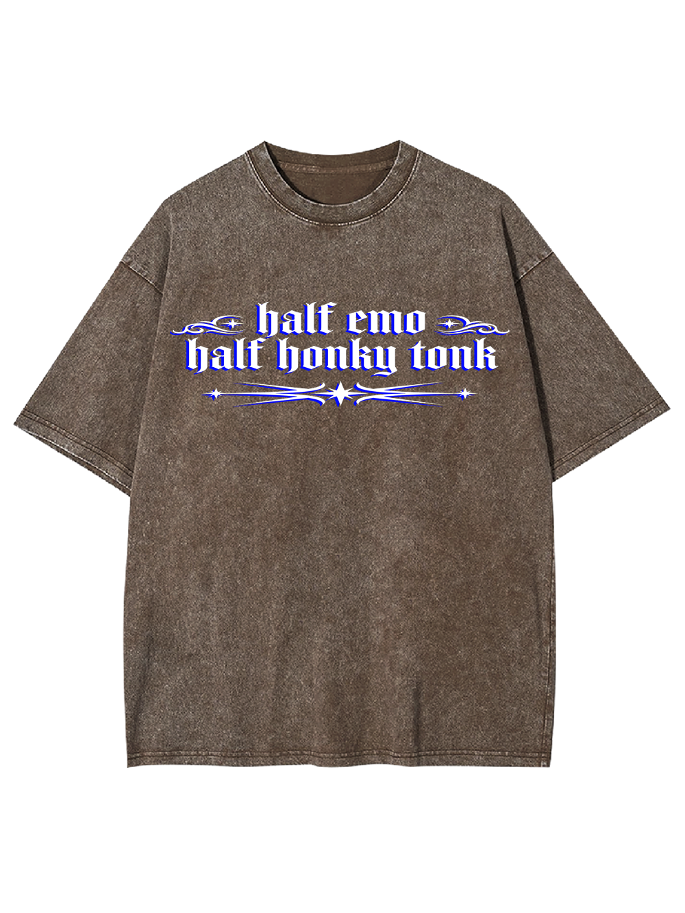 HALF EMO HALF HONKY TONK WASHED TSHIRT