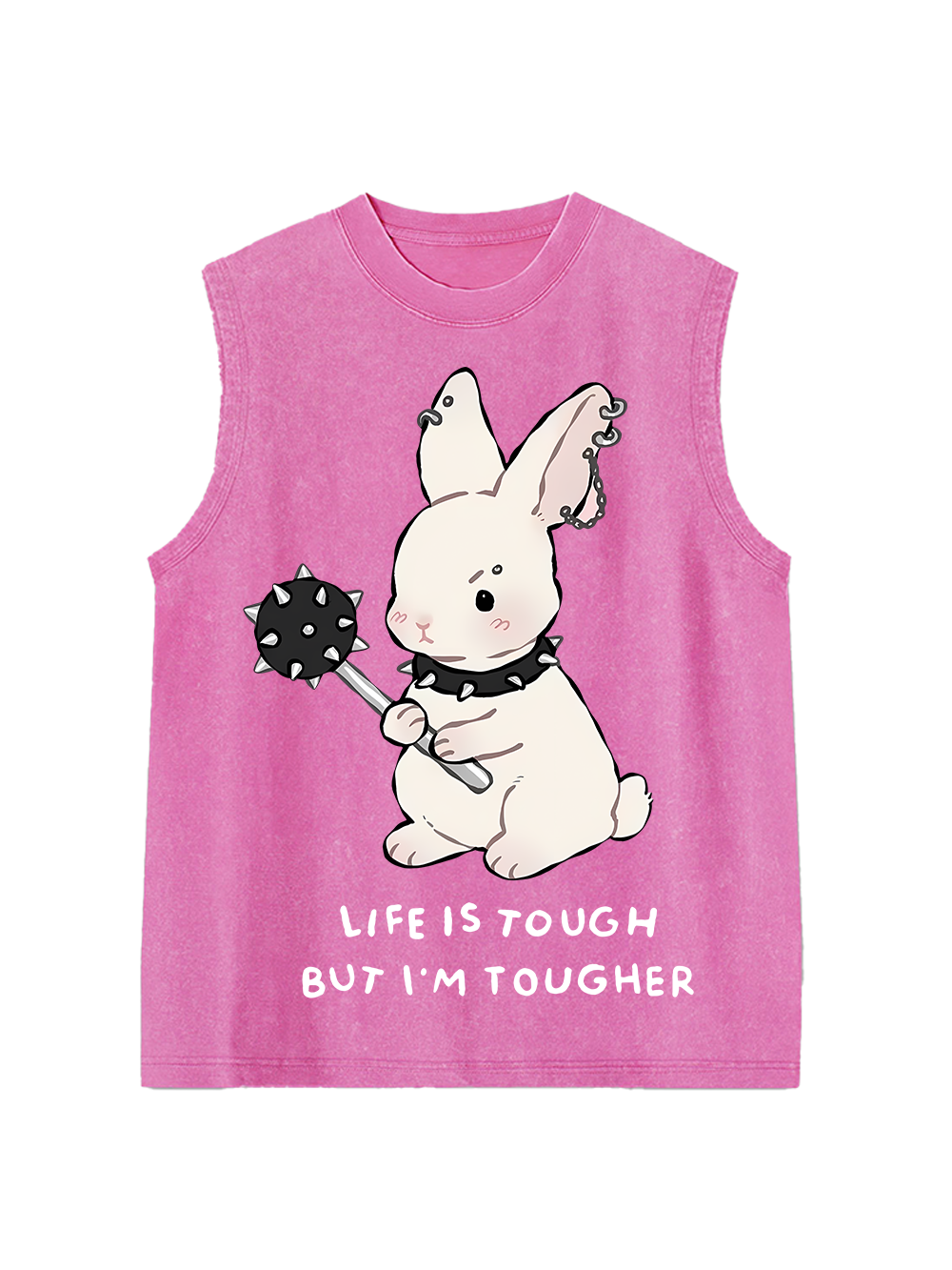 TOUGH BUNNY WASHED TANK TOP