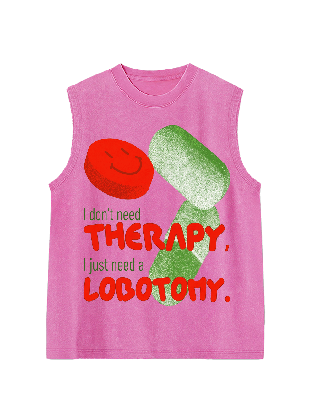 RETRO MEDS WASHED TANK TOP