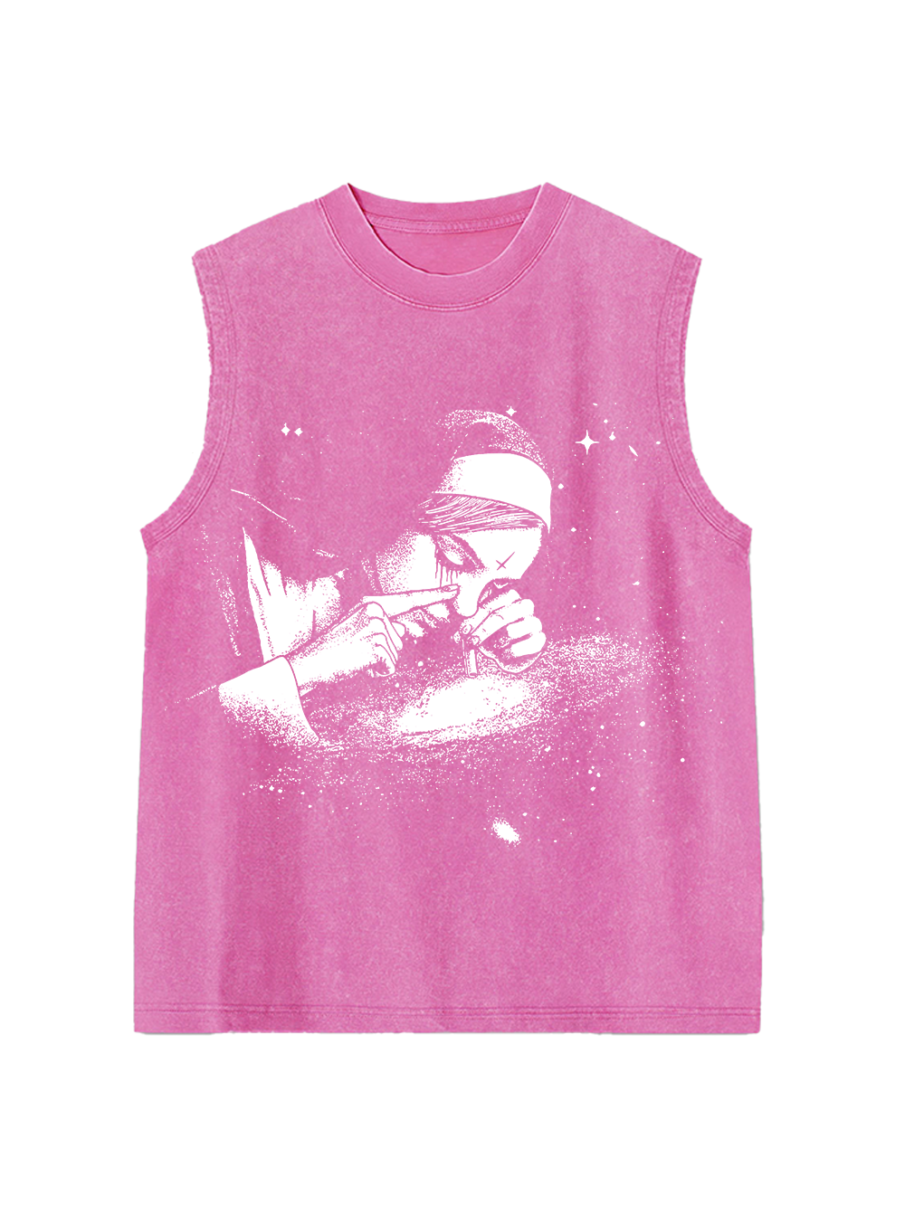 NUN GALAXY WASHED TANK TOP